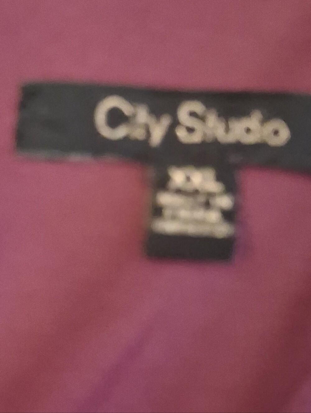 City Studio Vibrant Magenta Short Dress XXL